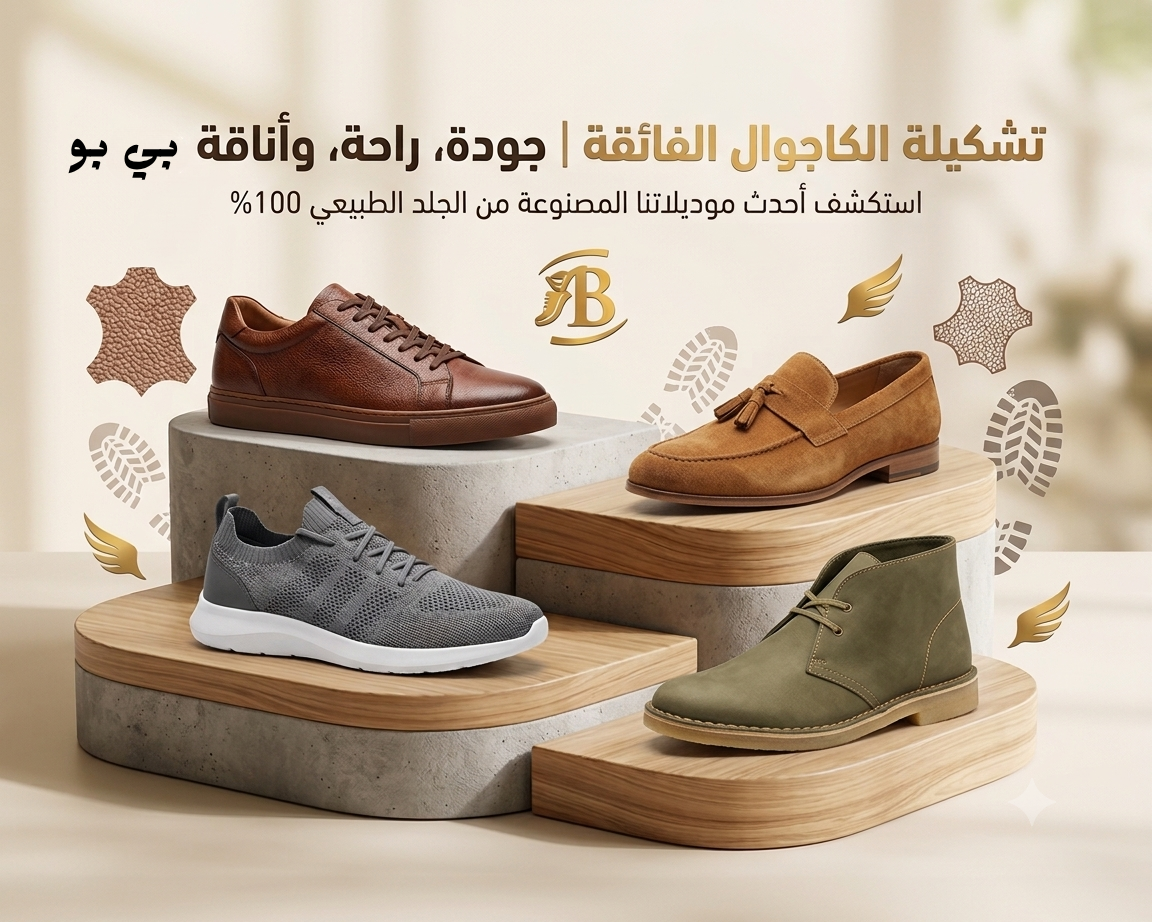 مجموعه للحذية الكجوال من بي بو شوز