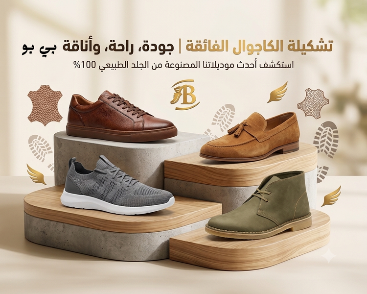 مجموعه للحذية الكجوال من بي بو شوز