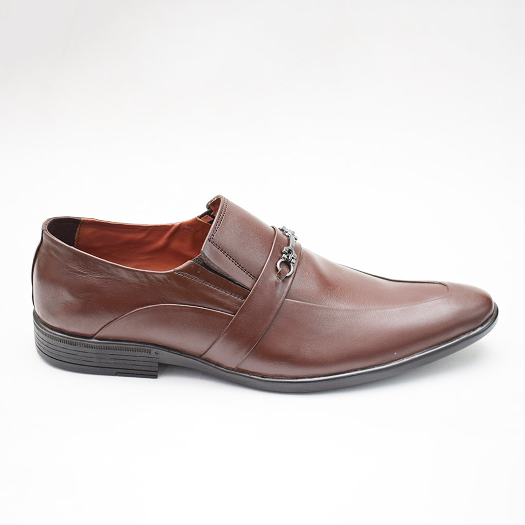 حذاء كلاسيك رجالي بدون رباط - كود 0106